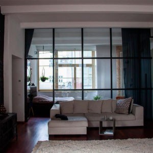 Алюминиевая лофт перегородка GFTD661 Алюминиевая лофт перегородка GFTD661